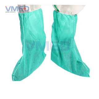 Disposable SPP Non-woven Green Boot Cover