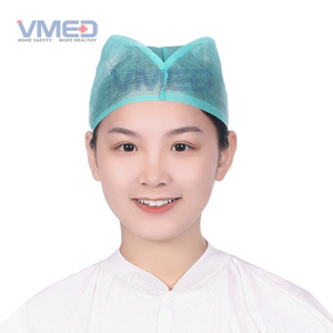 Disposable SPP Non-woven Green Doctor Cap
