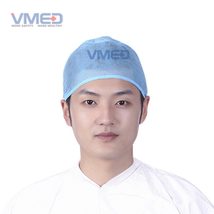 Blue Medical Non-woven Doctor Cap 